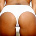 White panty cameltoe